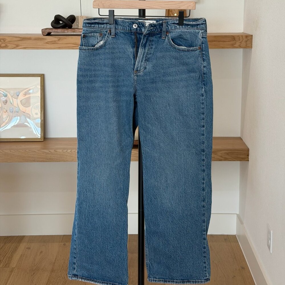 Abercrombie & Fitch Abercrombie & Fitch Low Rise Baggy Jeans - Medium Wash - 28S